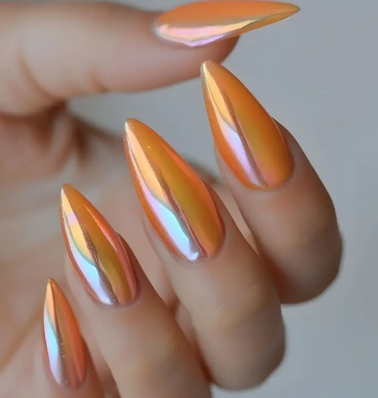 Chrome nail powder