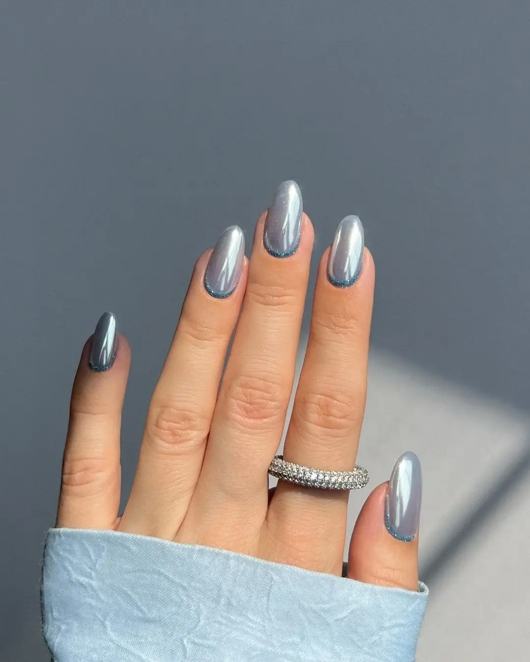 Chrome nail powder